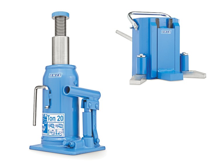 Hydraulic bottle jacks and hydraulic track jacks