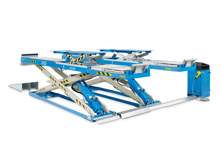 Electrohydraulic scissor lifts